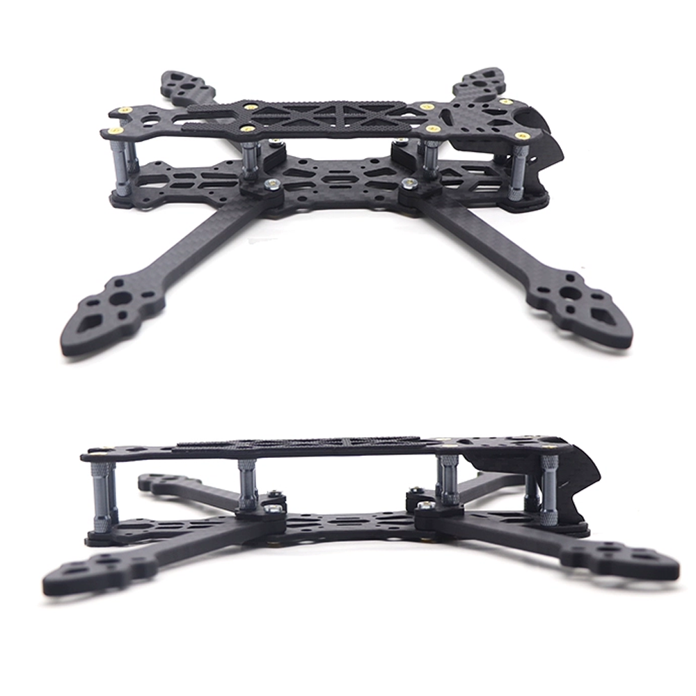 Drone Frame - HSKRC MAK4 MAK4HD 5インチ（225mm）、6インチ（260mm）、7インチ（295mm）カーボンファイバー製フレームキット。5mmのアームを搭載。FPVレース、フリースタイル、長距離飛行ドローン用。