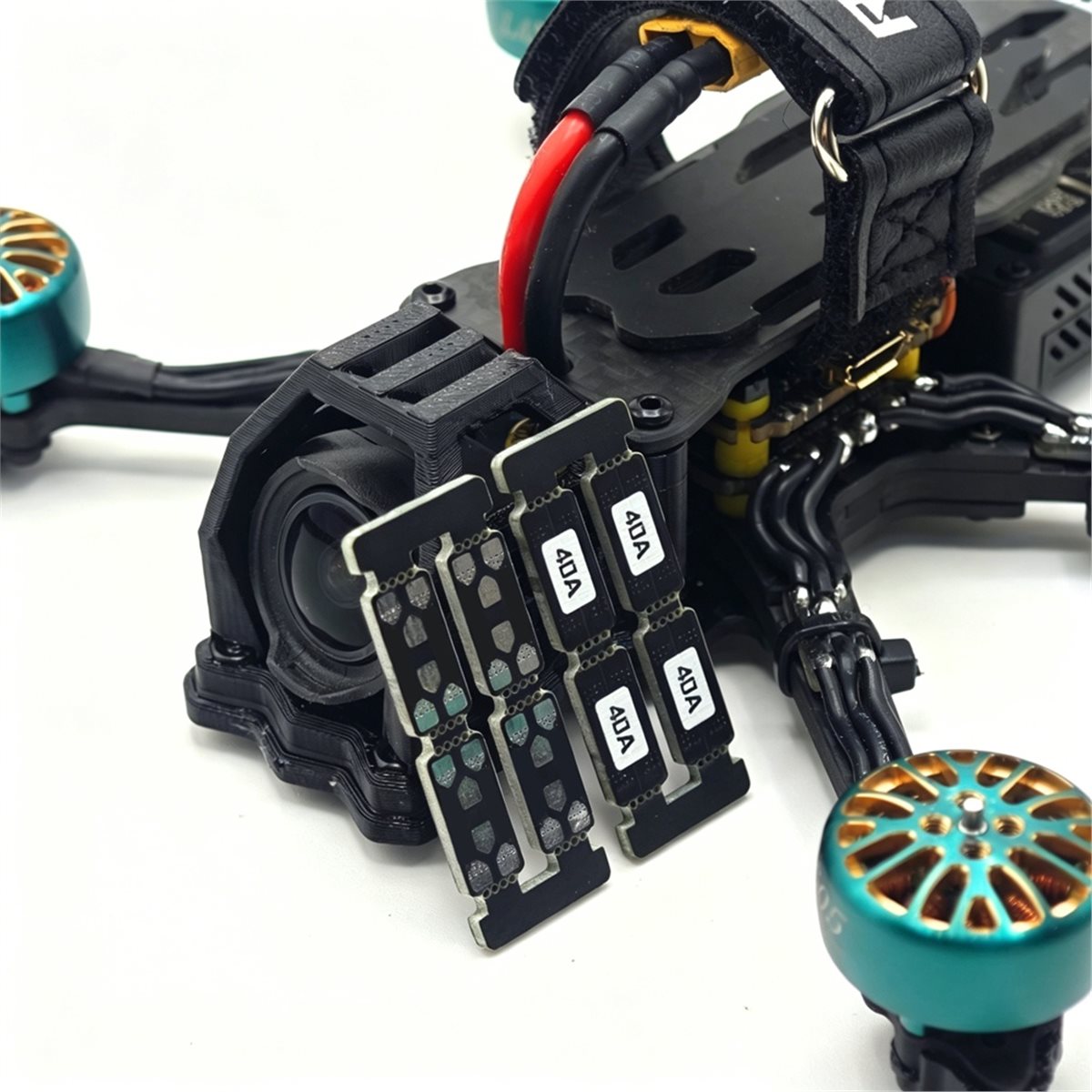 Drone Motor - (A60I) FPV モーター延長ボード シリコンワイヤー付き 40A 65A