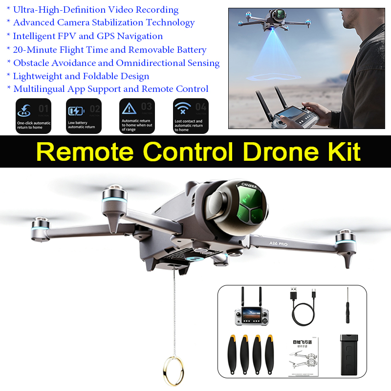 A26 Pro GPS搭載ドローン。4.5インチ大型スクリー - Drone Gps Mount のレビューと価格