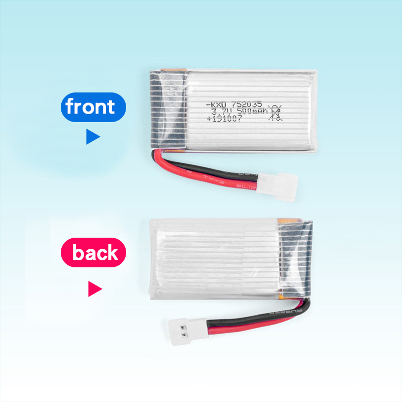 充電式リチウムイオンバッテリー 3.7V 500mAh 30 - Eachine Drone E010 のレビューと価格