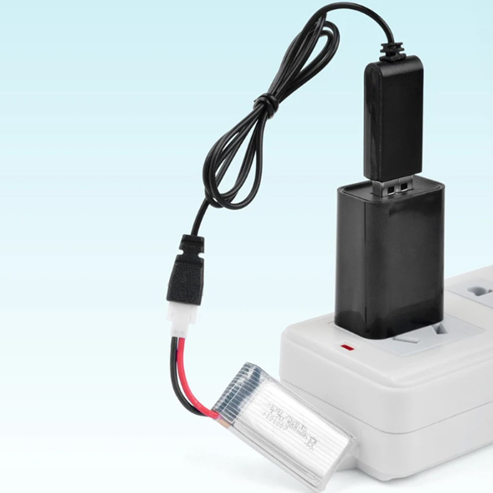 充電式リチウムイオンバッテリー 3.7V 500mAh 30 - Eachine Drone E010 のレビューと価格