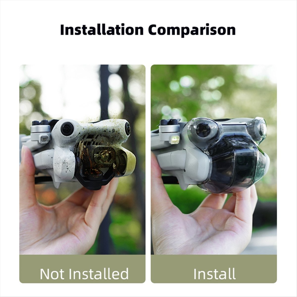 ABQX 4 Pro ドローン用レンズキャップ、一体型ジンバ - Drone Gimbal のレビューと価格