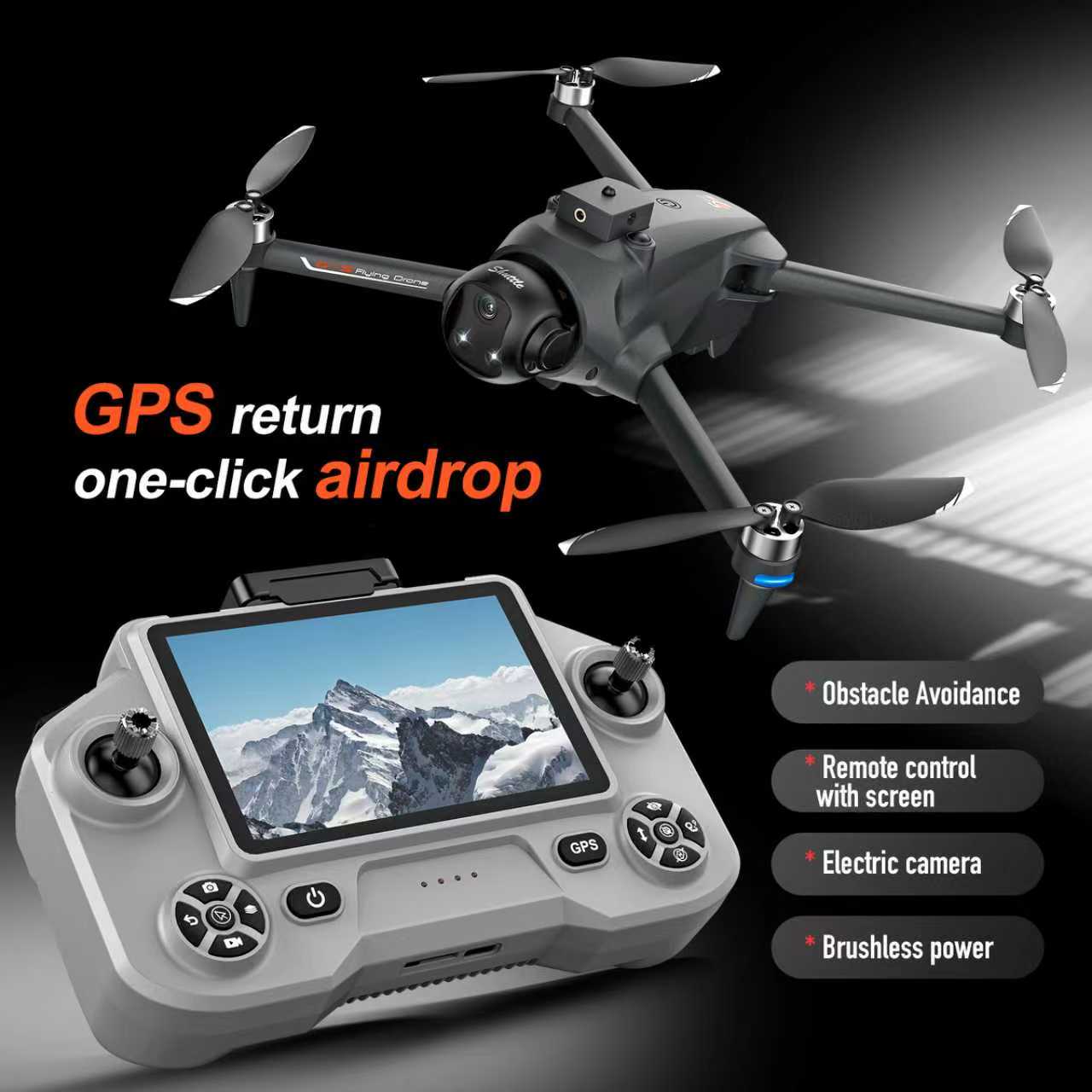 YL059 FPV GPSクアッドコプタードローン 8K H - Drone Gps Mount のレビューと価格